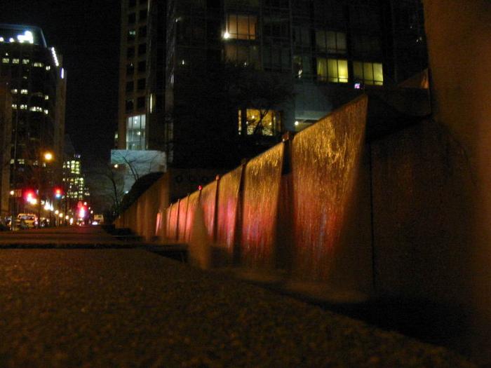 Somber Orange Falls photo